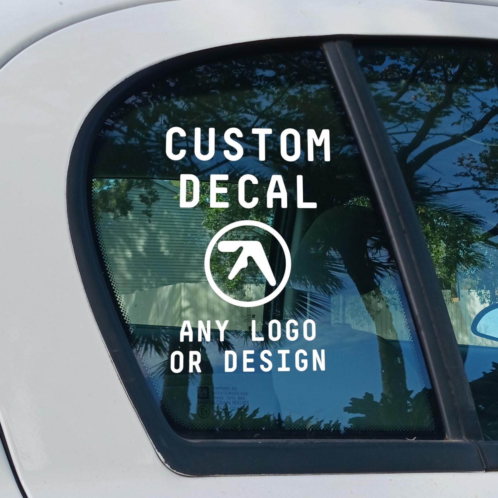 Custom Vinyl Decal, Any Logo or Design, Choose Your Color & Size