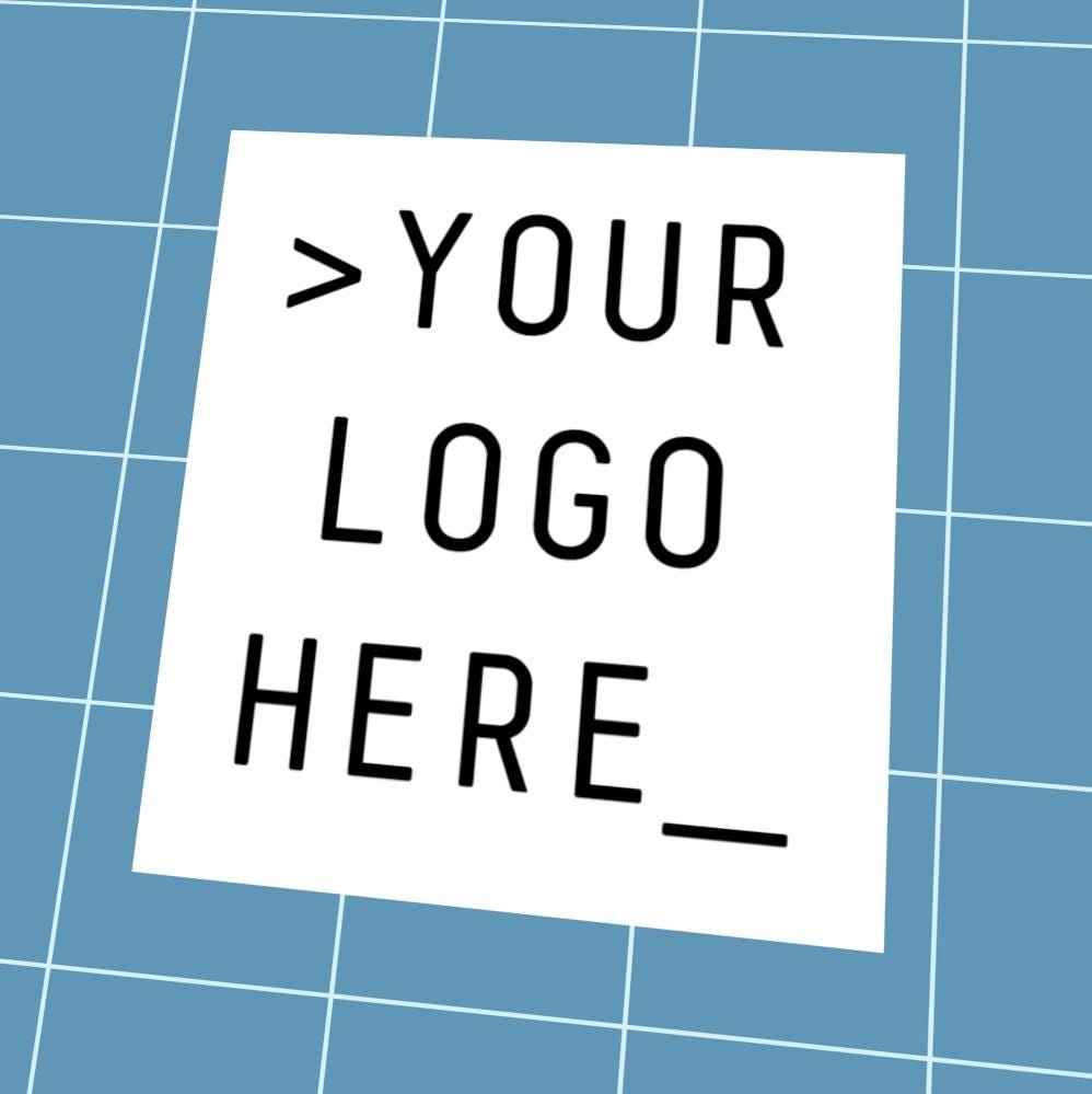 Custom Vinyl Decal, Any Logo or Design, Choose Your Color & Size